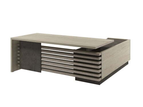 Стол с опорной тумбой, левый (без розеток) Vestar Z-220л.0000 2000x2030x750