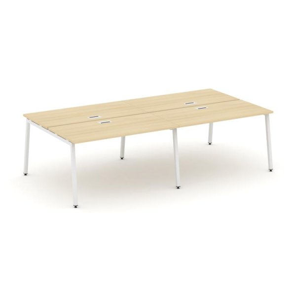 Рабочая станция 2-х сторонняя SN-4A.DRS-054 (3160х1632х750) (Акация Лорка/Металл Белый)