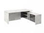 Стол руководителя с опорной тумбой Festus FI-119R.GG 1800x1900x750