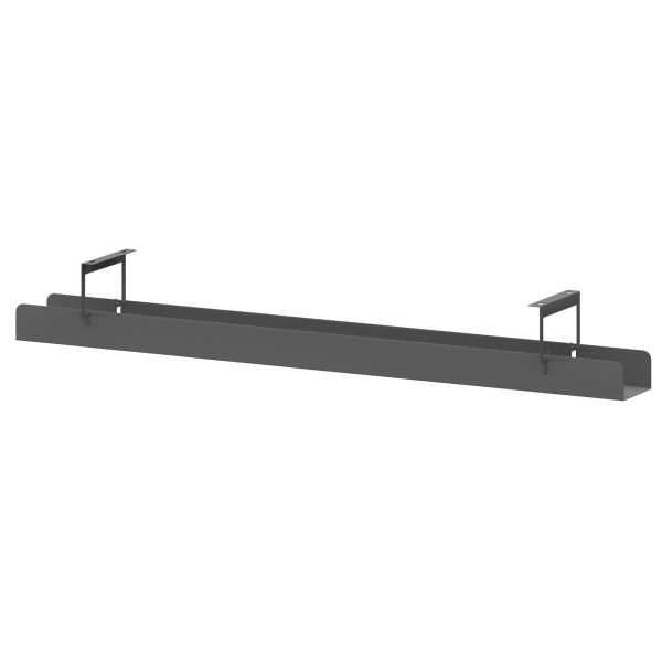 Кабель-канал узкий для стола Смарт МК-0120.Ф 1000x90x110 (Антрацит)