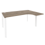 Стол эргономичный правый на П-образном м/к Onix O.MP-SA-4R 1580x1180x750