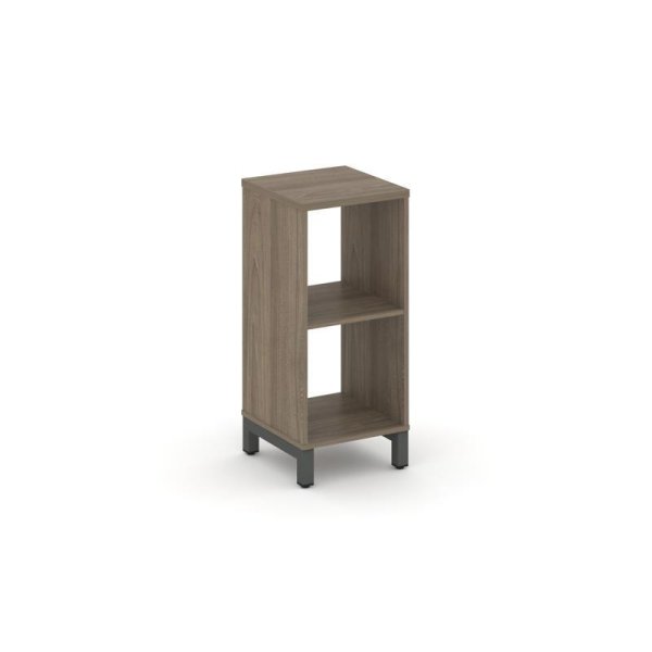 Каркас стеллажа 2 яруса SN.KS-210 (387х400х881) (Вяз Благородный/Металл Антрацит)