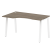 Стол криволинейный левый Metal System Style БА.СА-2 Л 1400x900x750