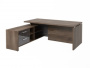 Стол руководителя с опорной тумбой Festus FI-119L.GG 1800x1900x750