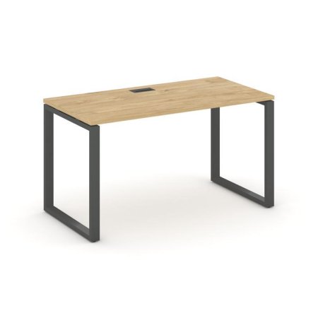 Стол письменный SN-6O.SP-021 (980х800х750) (Тиквуд Светлый/Металл Антрацит)