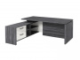 Стол руководителя с опорной тумбой Festus FB-119L.GG 1800x1900x750