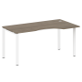 Стол криволинейный правый Metal System Style БП.СА-1 Пр 1600x900x750
