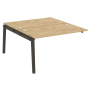 Наборный элемент рабочей станции на деревянных опорах Onix Wood OW.2.NRS-3.8 1380x1635x750