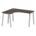 Стол криволинейный левый Metal System Style БА.СА-3 Л 1400x1200x750