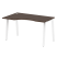 Стол криволинейный левый Metal System Style БА.СА-2 Л 1400x900x750
