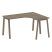 Стол криволинейный правый Metal System Style БА.СА-3 Пр 1400x1200x750