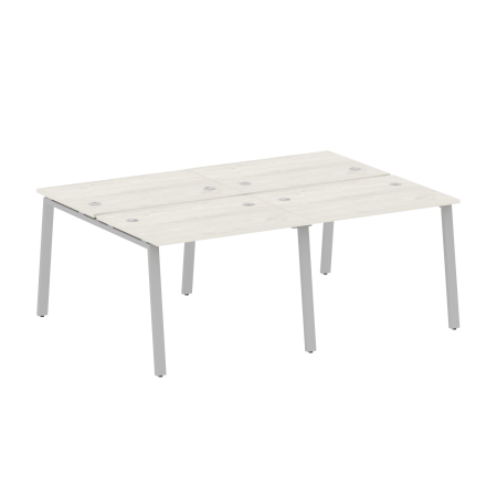 Рабочая станция на 4 рабочих места на А-образном м/к Metal System Style БА.СМ-4.1 2000x1475x750