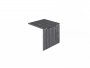 Брифинг на 2 человека FI-822. Фурнитура INOX 850x850x750