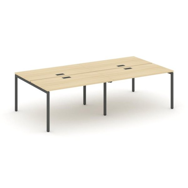 Рабочая станция 2-х сторонняя SN-4P.DRS-054 (3160х1632х750) (Акация Лорка/Металл Антрацит)