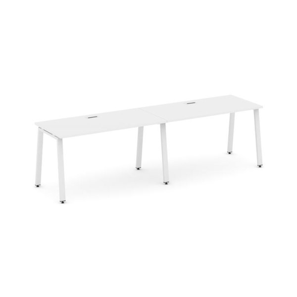 Рабочая станция 1 сторонняя SN-6A.ORS-024 (3160х800х750) (Белый/Металл Белый)
