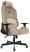 Кресло игровое Knight N1 Fabric бежевый Light-21 с подголов. крестов. металл
