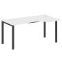 Стол криволинейный правый Metal System Style БП.СА-1 Пр 1600x900x750