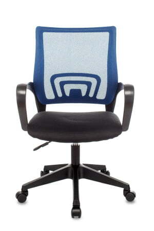 Кресло офисное TopChairs ST-Basic сетка/ткань синий (Компьютерное кресло ST-Basic синий)