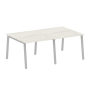 Стол для переговоров (2 столешницы) на А-образном м/к Metal System Style БА.ПРГ-2.1 2000x1235x750