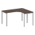 Стол криволинейный правый Metal System Style БП.СА-3 Пр 1400x1200x750