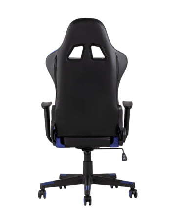 Кресло игровое TopChairs Gallardo синее (Геймерское кресло Gallardo синий)