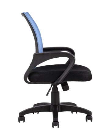 Кресло офисное TopChairs Simple голубое (Компьютерное кресло Simple голубой)