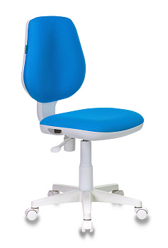 Кресло детское CH-W213 голубой TW-55 крестов. пластик пластик белый