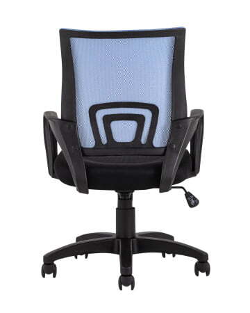 Кресло офисное TopChairs Simple голубое (Компьютерное кресло Simple голубой)
