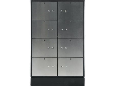 Блок депозитных ячеек VALBERG DB-8S.DGL (Серый/Графит)