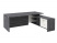 Стол руководителя с опорной тумбой Festus FI-121R.GG 1800x2100x750