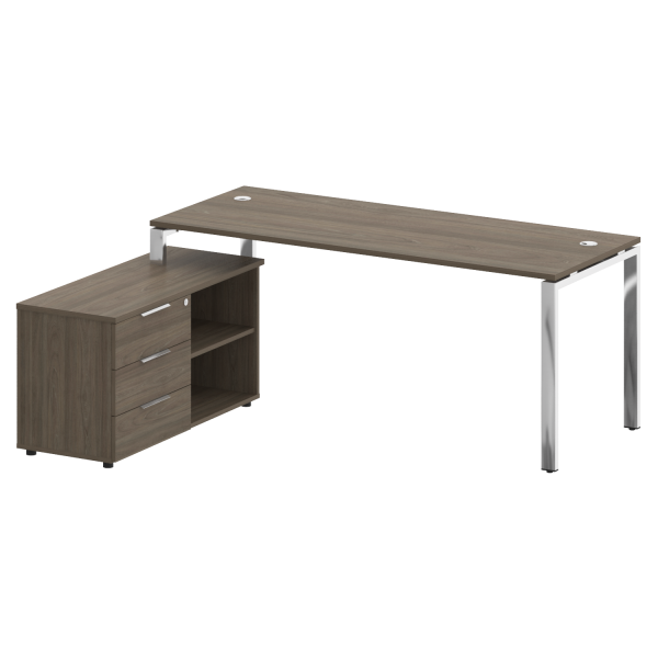 Стол для руководителя с тумбой левый БГ.СРТ-5.7 (L) 1900x1520x750