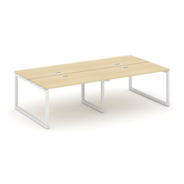 Рабочая станция 2-х сторонняя SN-5O.DRS-034 (3160х1232х750) (Акация Лорка/Металл Белый)