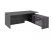 Стол руководителя с опорной тумбой Festus FI-119R.GG 1800x1900x750