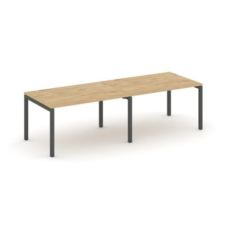 Стол переговорный SN-5P.SPRG-013.3 (2760х980х750) (Тиквуд Светлый/Металл Антрацит)
