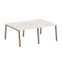 Рабочая станция на 4 рабочих места на А-образном м/к Metal System Style БА.СМ-4.1 2000x1475x750