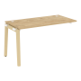 Наборный элемент рабочей станции на деревянных опорах Onix Wood OW.1.NRS-3.7 1380x720x750