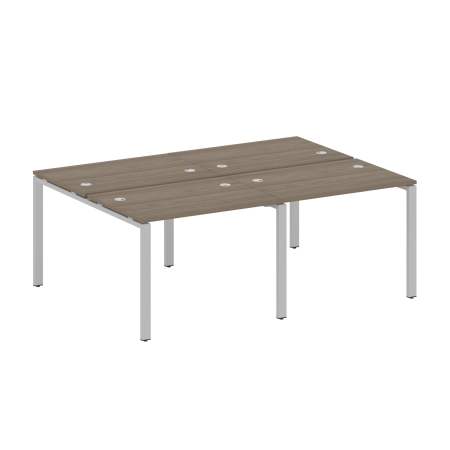 Рабочая станция на 4 раб. места Metal System Style БП.СМ-4.1 2000x1475x750