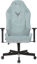 Кресло игровое Knight N1 Fabric серо-голубой Light-28 с подголов. крестов. металл