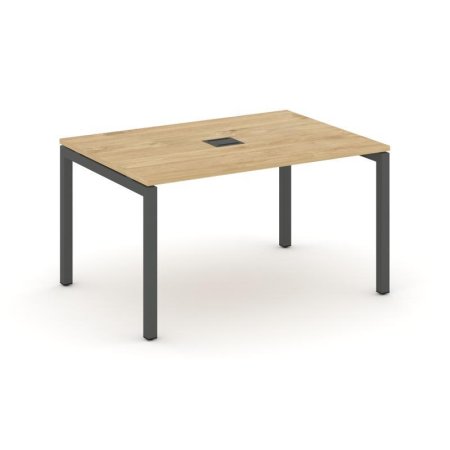 Стол переговорный SN-5P.SPRG-003 (1380х980х750) (Тиквуд Светлый/Металл Антрацит)