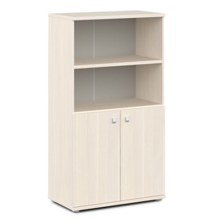 Офисный шкаф полуоткрытый Vasanta V-663 820x440x1490 (Дуб Кобург)