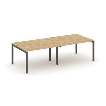 Стол переговорный SN-5P.SPRG-043.3 (2760х1180х750) (Тиквуд Светлый/Металл Антрацит)