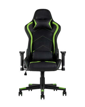 Кресло игровое TopChairs Cayenne зеленое (Геймерское кресло Cayenne зеленый)