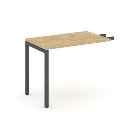 Брифинг-приставка SN-4P.BR-005 (1380х600х750) (Тиквуд Светлый/Металл Антрацит)