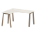 Стол криволинейный левый Metal System Style БА.СА-3 Л 1400x1200x750