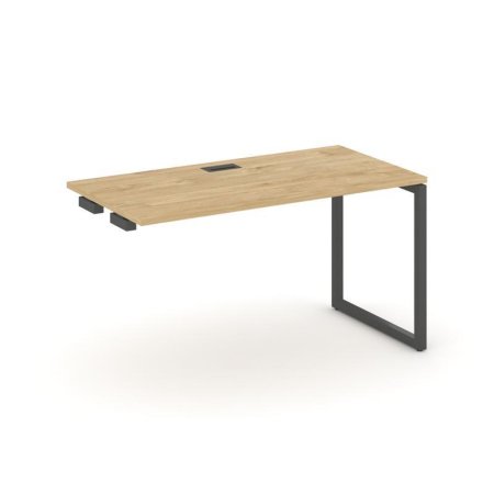 Стол-приставка к опорным элементам SN-4O.OPRS-024 (1580х800х750) (Тиквуд Светлый/Металл Антрацит)