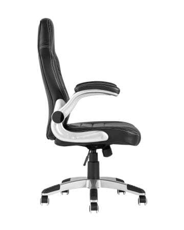 Кресло игровое TopChairs Genesis черное (Геймерское кресло Genesis черный)