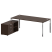 Стол для руководителя с тумбой левый БГ.СРТ-6.9 (L) 2100x1720x750