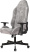 Кресло игровое Knight N1 Fabric серый Light-19 с подголов. крестов. металл
