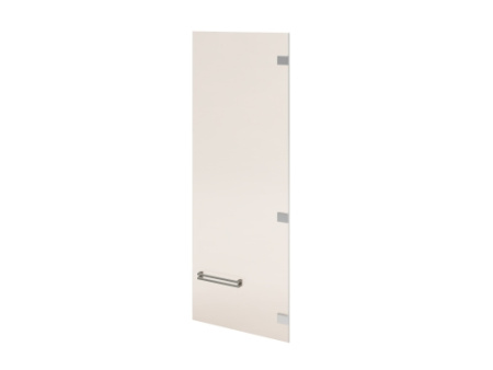 Дверь средняя стеклянная Solution D-021 395x4x1072 (Акация Морава/Кашемир)