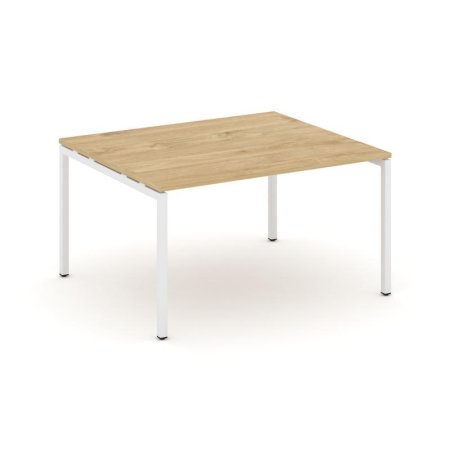 Стол переговорный SN-4P.SPRG-032.3 (1180х1180х750) (Тиквуд Светлый/Металл Белый)
